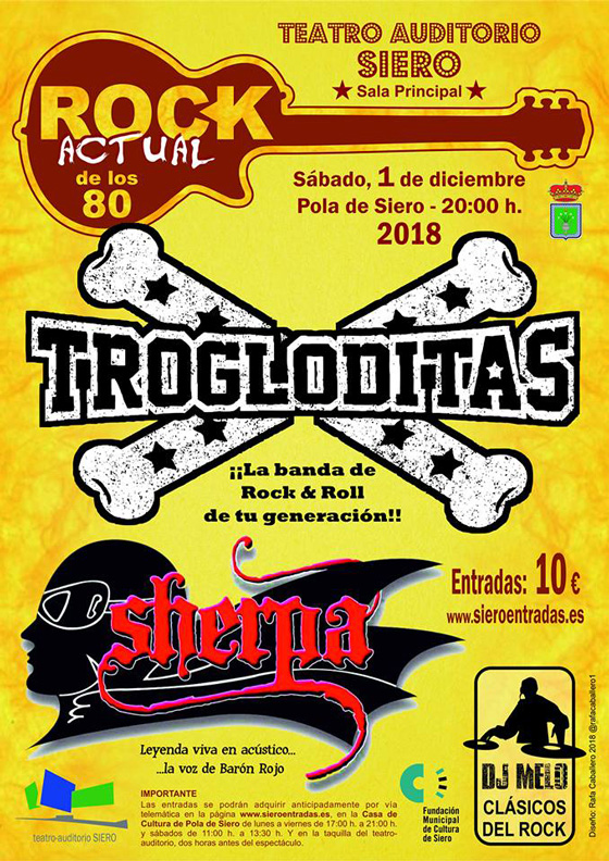 Cartel del Rock Actual de Pola de Siero