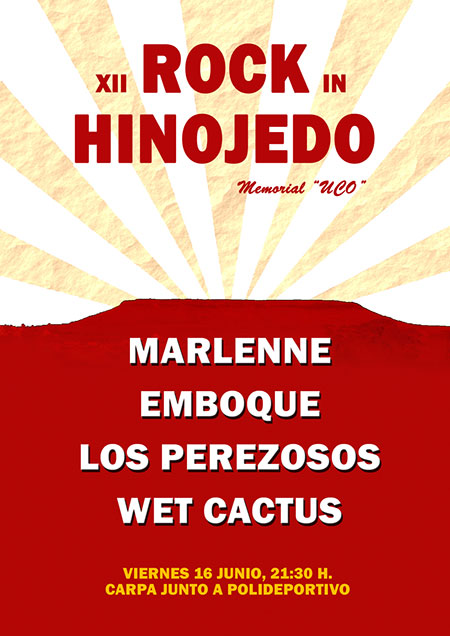 Cartel Rock in Hinojedo 2017