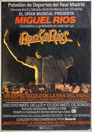 Cartel Original del Rock N Ríos