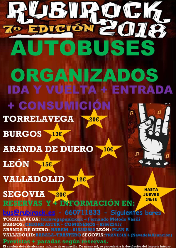 Autobuses al RubiRock