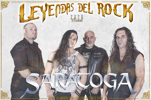 Saratoga estarán en el Leyendas del Rock 2020