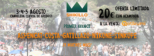 Primeros grupos para el cartel del Shikillo 2017