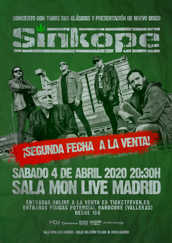 Sinkope: segundo concierto en la Moon Live de Madrid