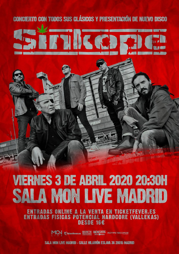 Concierto de Sínkope en la Mon Live de Madrid (2020)
