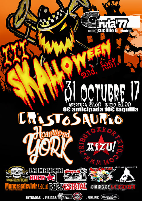 Cartel del Skalloween Mad Fest 2017