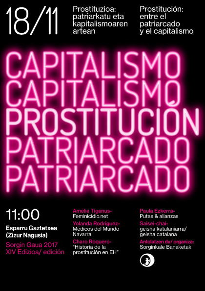 Prostitución, entre el Patriarcado y el Capitalismo