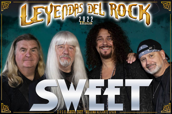 Sweet al Leyendas del Rock 2022
