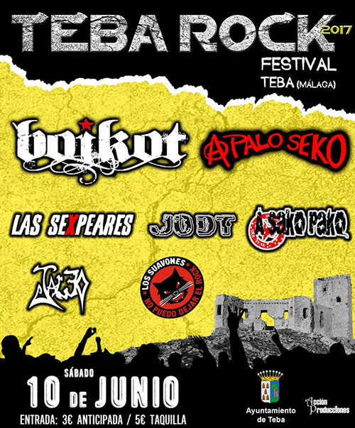 Cartel TebaRock 2017