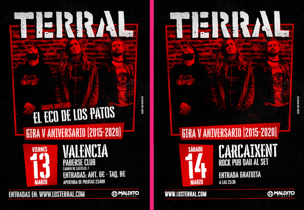 Conciertos de Terral en Valencia