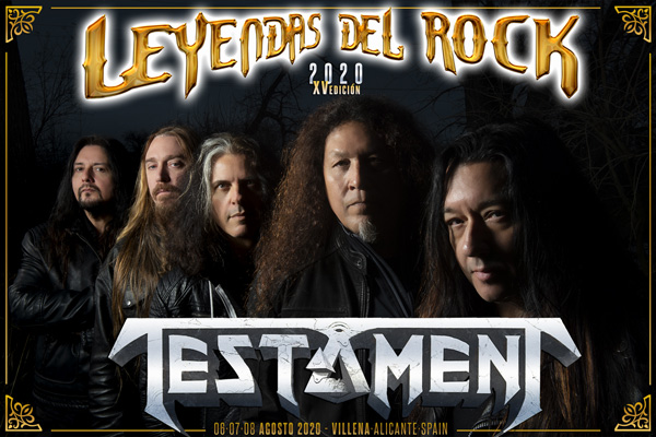 Testament en el Leyendas del Rock 2020