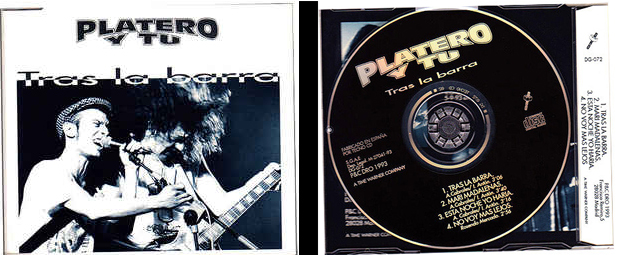 CD Promocional - Platero y Tú - Tras la barra