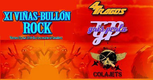 Cartel del XI Festival Viñas-Bullón Rock