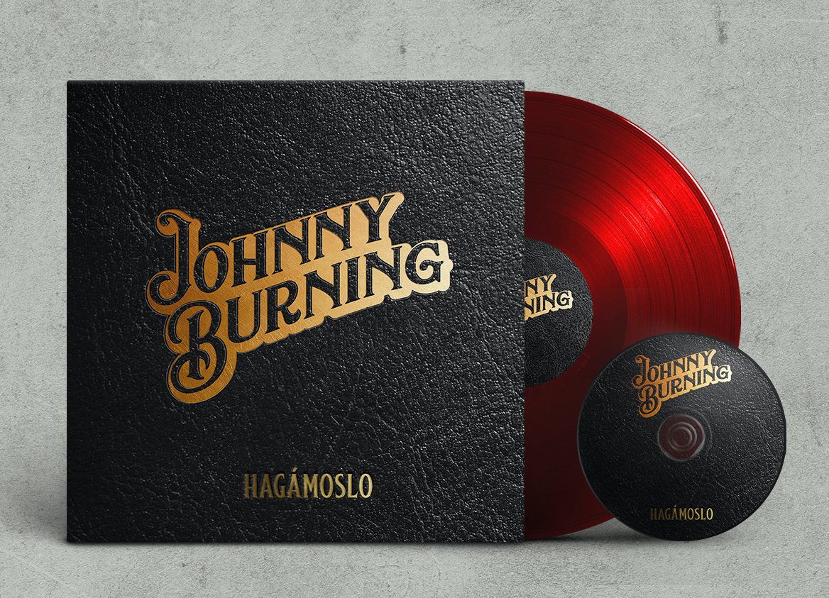 Vinilo rojo de Johnny Burning