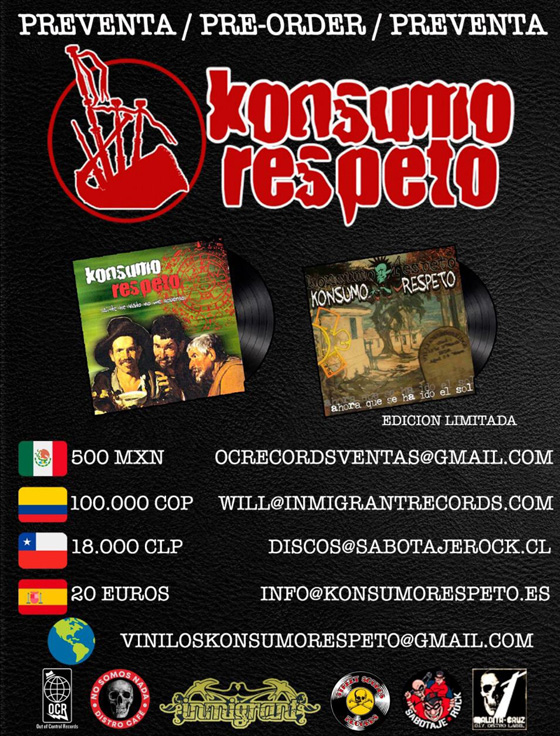 Discos de Konsumo Respeto en vinilo