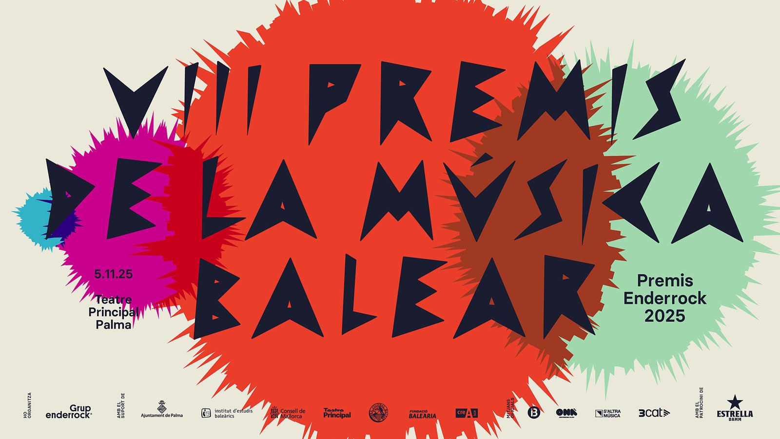 VIII Premis Enderrock de la Música Balear: Precipitacions de Saïm, disco del año para la crítica