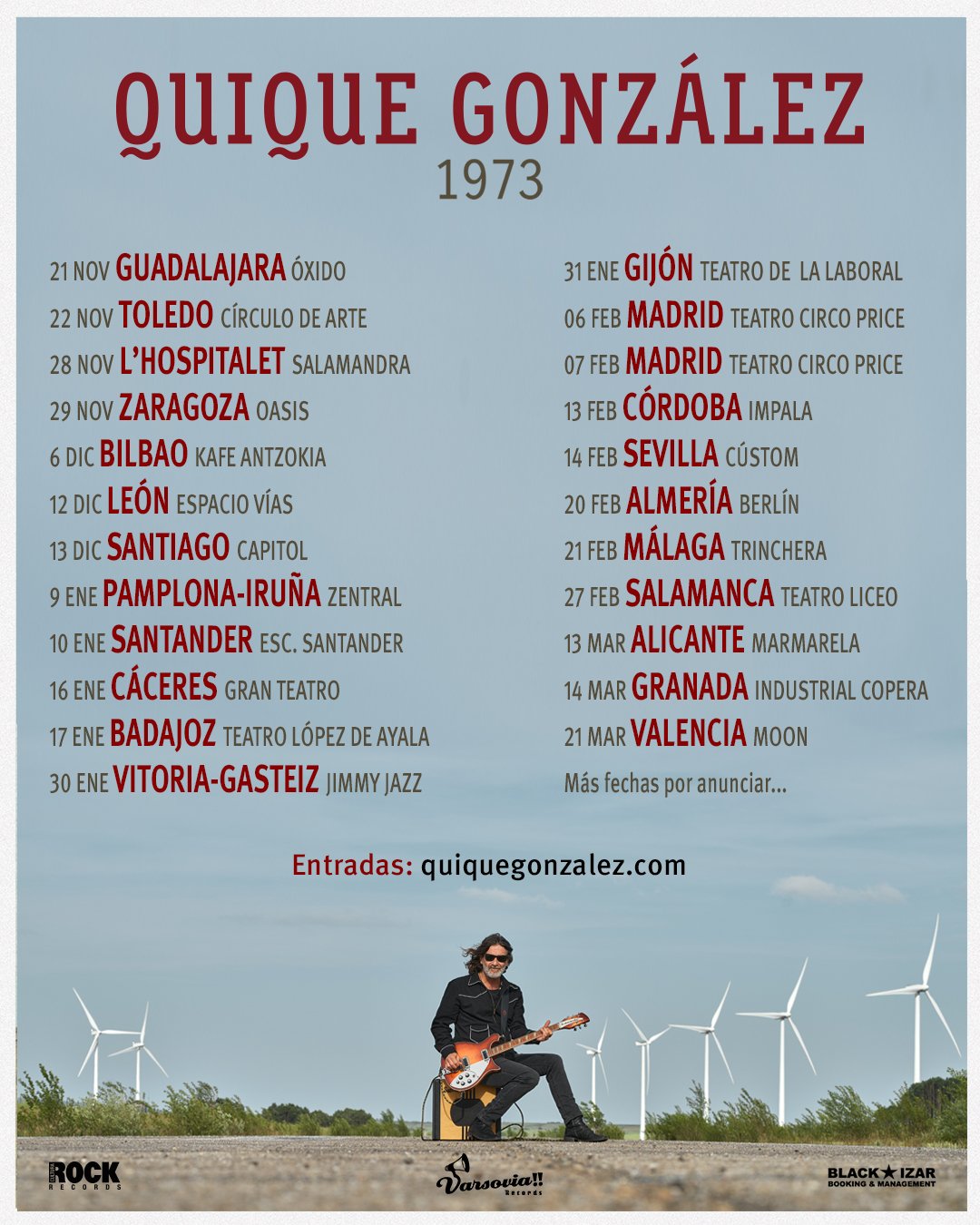 Quique González publica 1973, nuevo disco y single destacado Cheques falsos