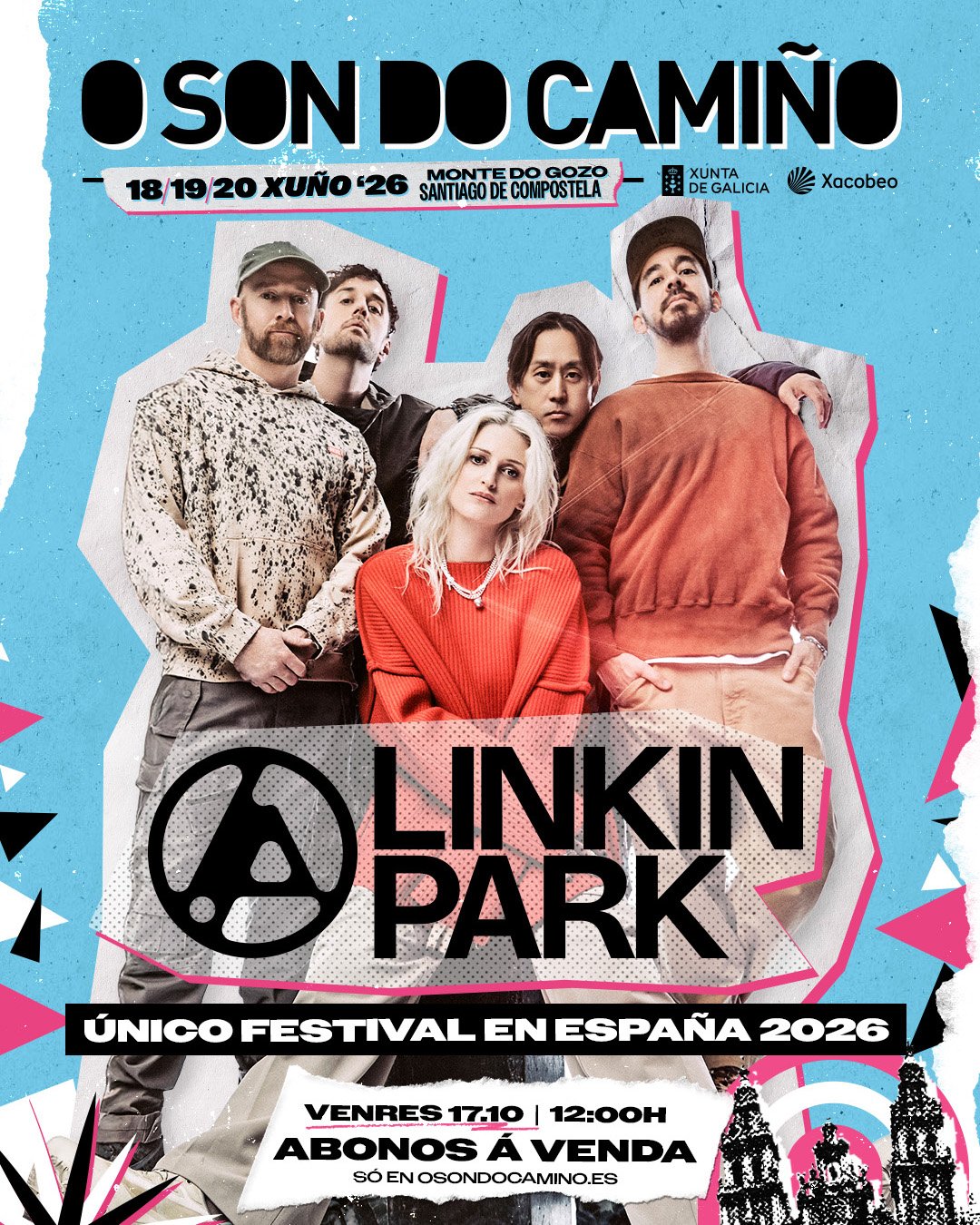 Linkin Park, segundo cabeza de cartel de O Son do Camiño 2026
