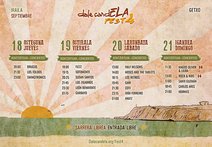 A punto de estallar la melodía de la solidaridad: el Dalecandela Fest 4 llega la próxima semana